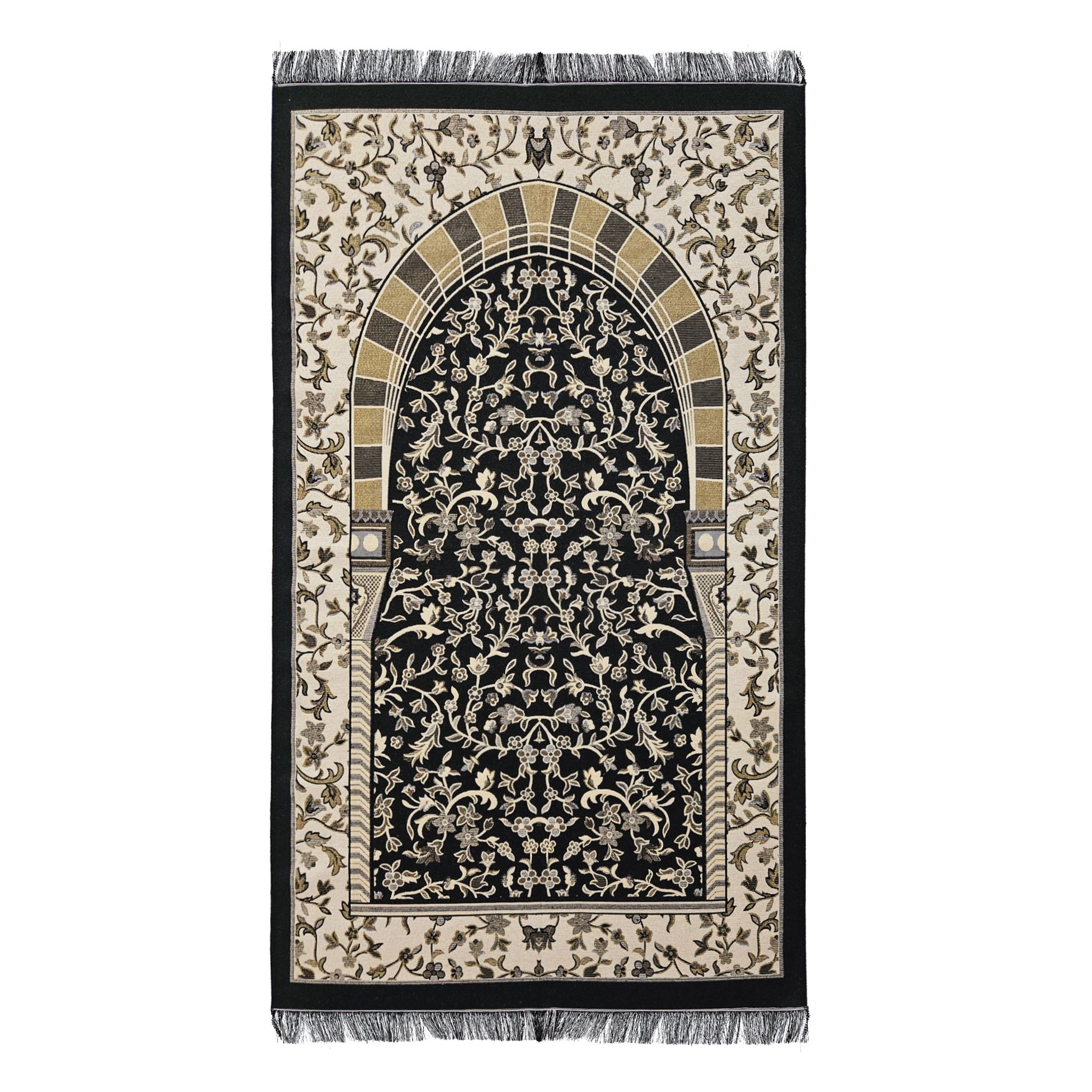 Pamuk Ravza Desen Turkuaz Seccade (70x120 cm)