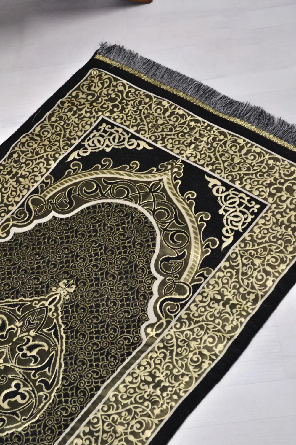 Pamuk Tafta Seccade - Siyah