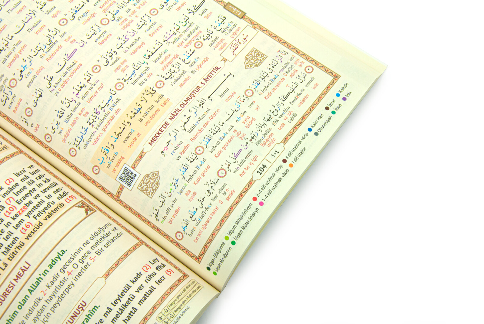 8 Özellikli Satır Arası Renkli Kelime Mealli - Tecvidli - Rahle Boy - 192 Sayfa - 41 Yasin Kitabı