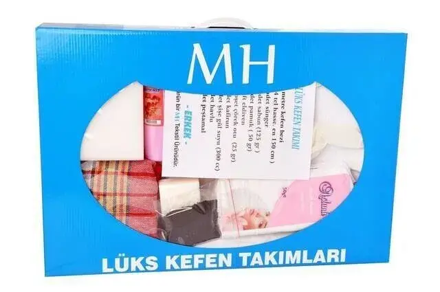 Erkek Kefen Takımı Cenaze Levazımatı Seti (1.5 x 9 Metre)