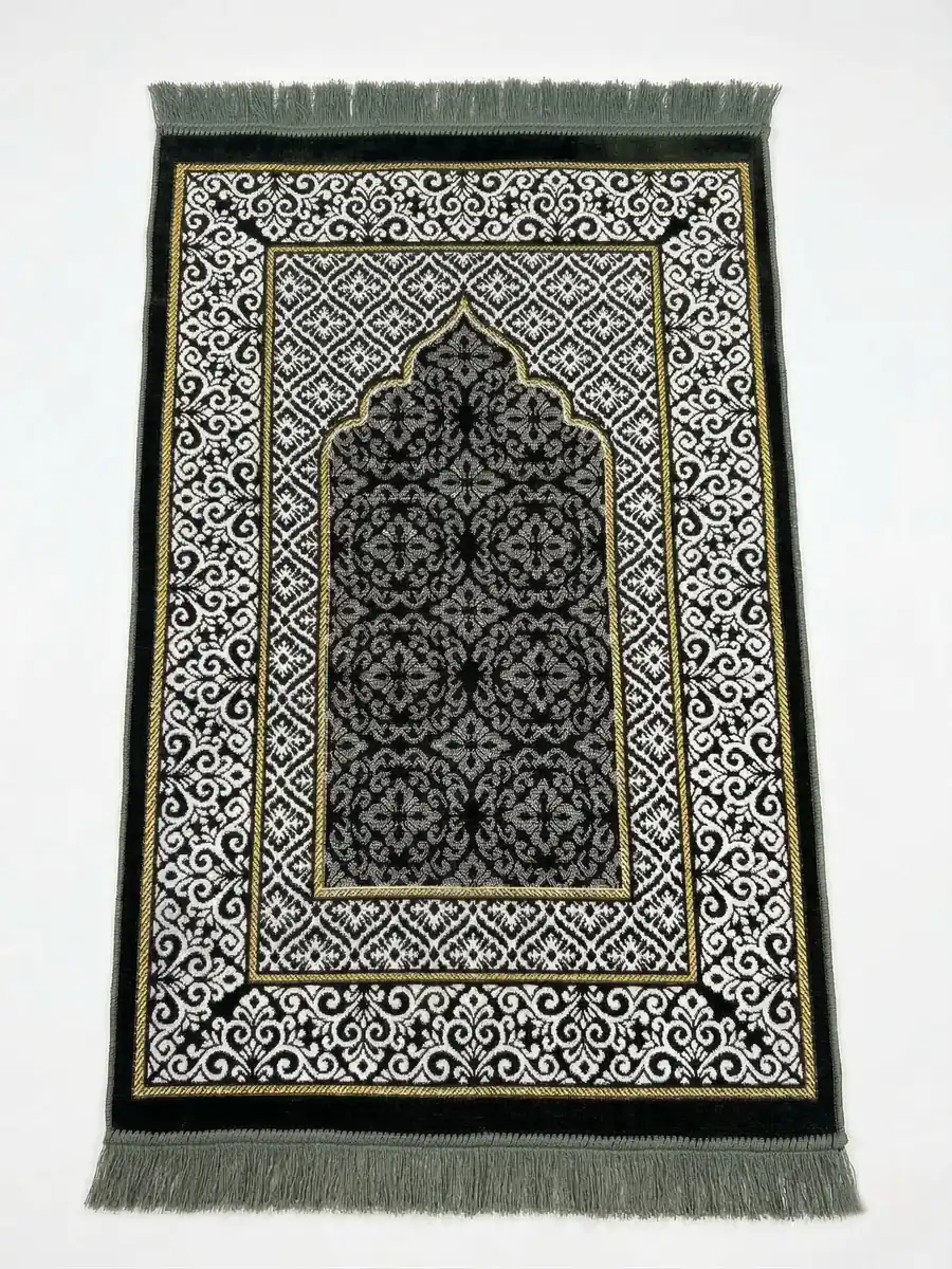 Kadife Dodya Pamuk Taban Seccade