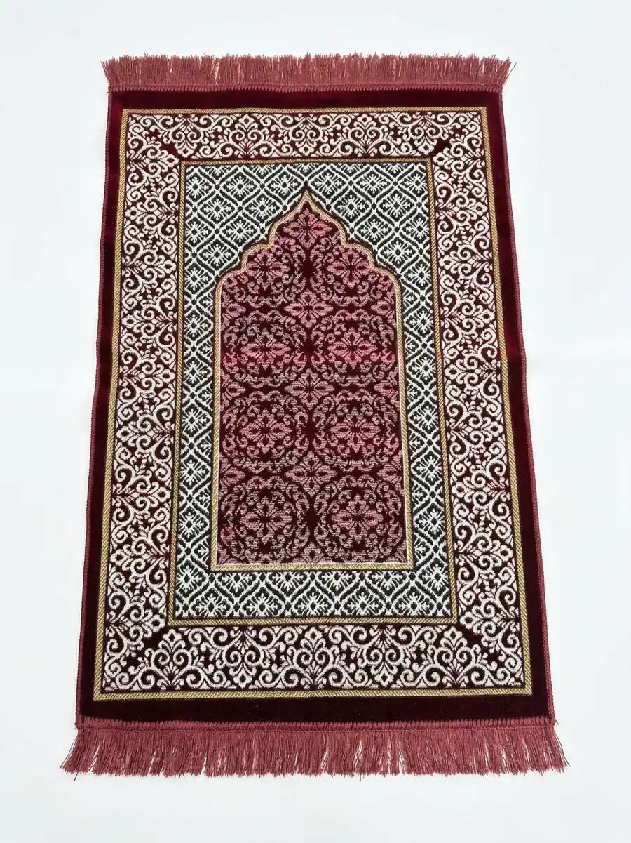 Kadife Dodya Pamuk Taban Seccade