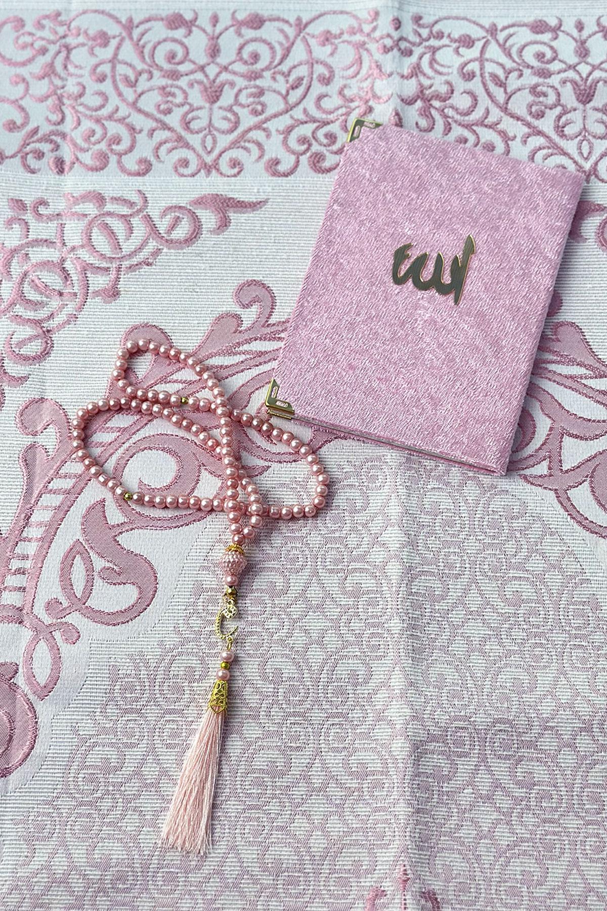 Kutulu Secadde Yasin Tesbih Seti - Pembe