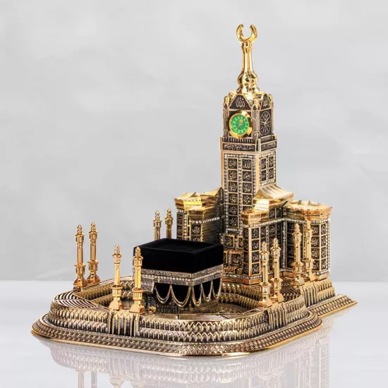 Mescid-i Haram Esmaül Hüsna Biblo - Swaroski Kristal Taşlı