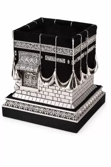 Gümüş Renk Küçük Boy Kabe Biblo Fiyatı İncele