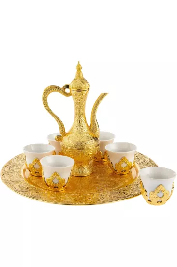 Sena Payitaht Gold Mırra Zemzem Takımı - 6 Kişilik 14 Parça