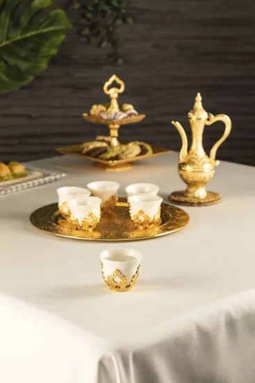 Sena Payitaht Gold Mırra Zemzem Takımı - 6 Kişilik 14 Parça