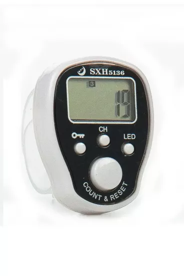 5 Hafızalı, Işıklı ve Kilitli Zikirmatik | Profesyonel Tespih Sayacı