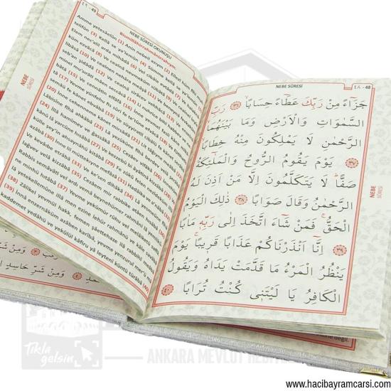 İsime Özel Kadife Yasin Kitabı - Beyaz