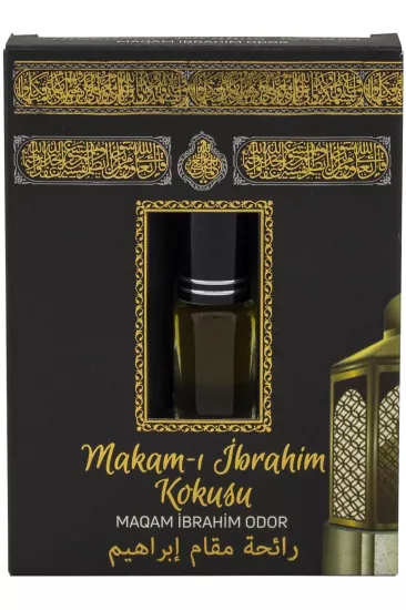 Makam-ı İbrahim Kokusu 3ml - Altın Varaklı Kutulu Alkolsüz Esans