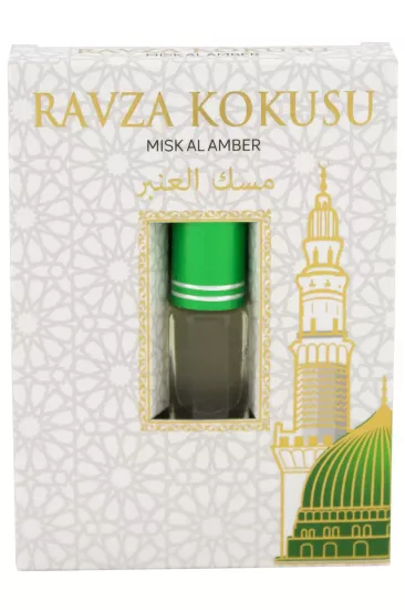 Medine Ravza Kokusu 3ml - Alkolsüz Kalıcı Esans (Kabe Desenli)