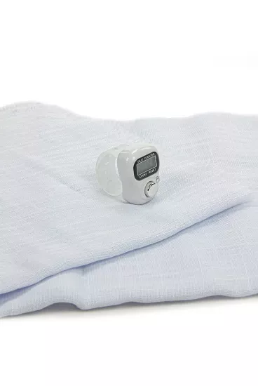 Tül Keseli Eşarp & Zikirmatik Seti | Hediyelik Hac Setleri