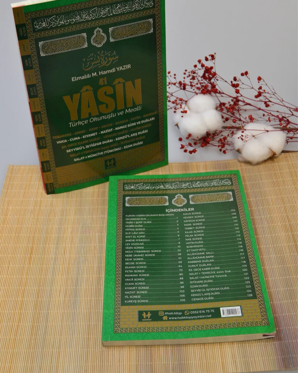 Türkçe Okunuşlu ve Mealli 41 Yasin Dua Kitabı (Orta Boy Siyah)
