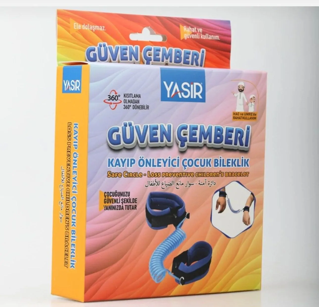 Hac ve Umre Çocuk Kaybolma Önleyici Güvenlik Bilekliği