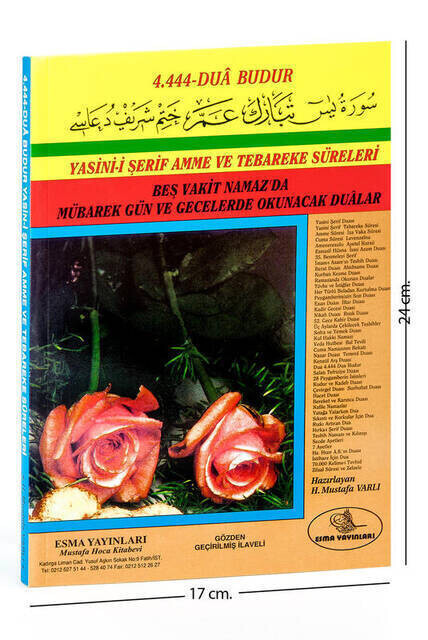 Yasin Kitabı - Orta Boy - 160 Sayfa - Çift Güllü - Mevlid Hediyeliği